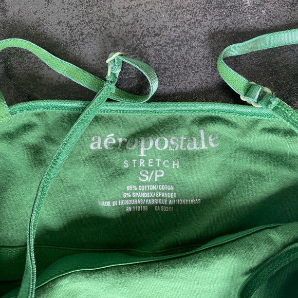 Set of four tank tops, turquoise, green, and gray with lace - Picture 7 of 9